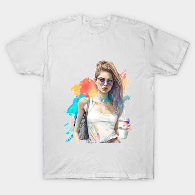 Yas Kween [Summer Vibes] T-Shirt by dmac